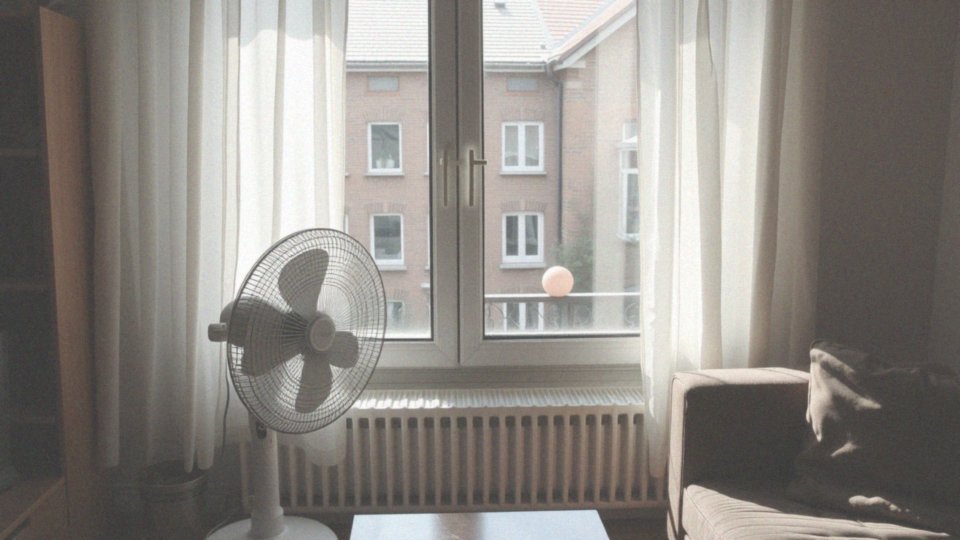 Jaką rolę pełni wiatrak w chłodzeniu pomieszczenia?