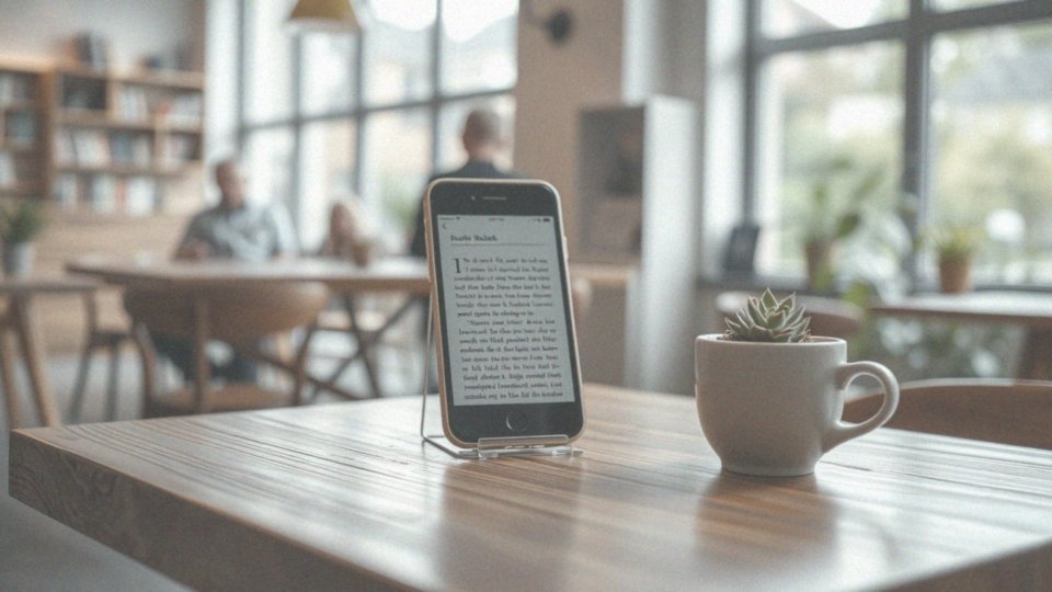Jakie są zalety korzystania z czytnika książek na telefonie?