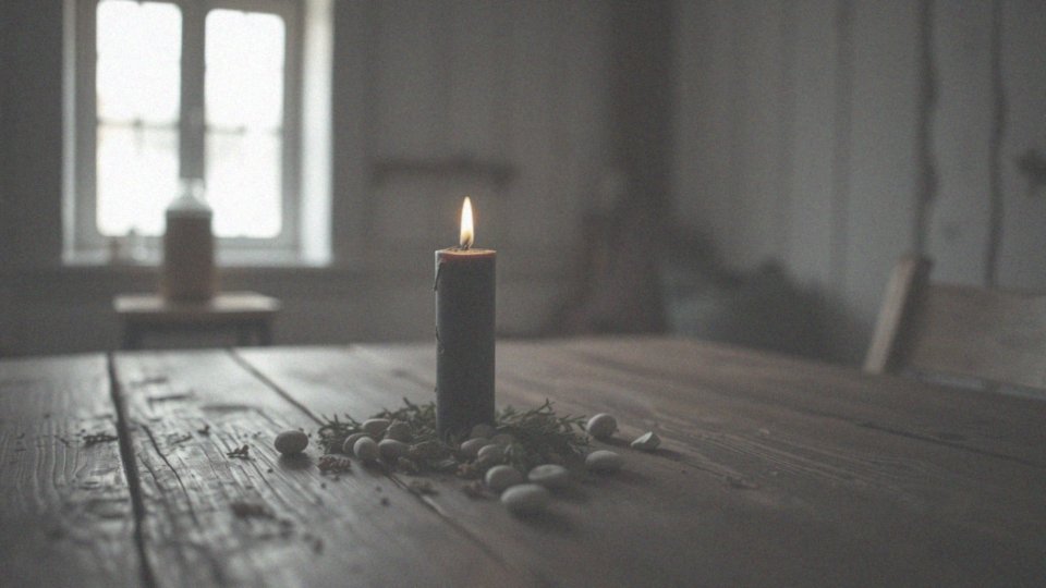 W jaki sposób czarna świeca odcina negatywną energię?